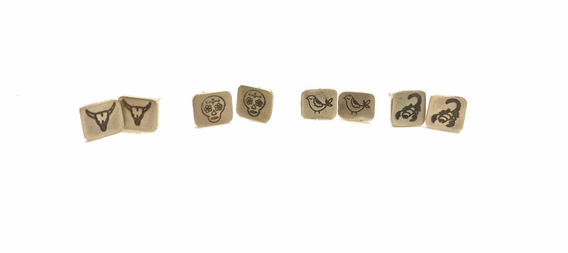 Pattie Parkhurst Jewelry Earrings Unique! Tiny Snowflake Stud Earrings