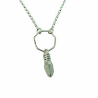 Pattie Parkhurst Jewelry Necklaces AHA! Small Geometric Christmas Light Dangle Necklace