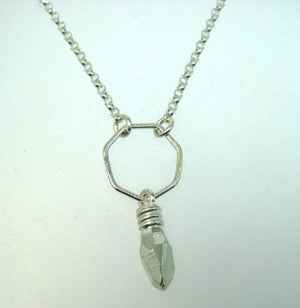 Pattie Parkhurst Jewelry Necklaces AHA! Small Geometric Christmas Light Dangle Necklace