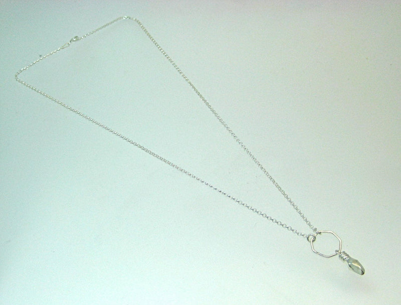 Pattie Parkhurst Jewelry Necklaces AHA! Small Geometric Christmas Light Dangle Necklace