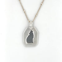 Pattie Parkhurst Jewelry Necklaces Don Quixote! Coyote Silhouette Necklace