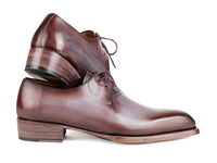 PAUL PARKMAN Shoes Paul Parkman Goodyear Welted Derby Shoes Ice Blue & Bordeaux (ID#468G61)