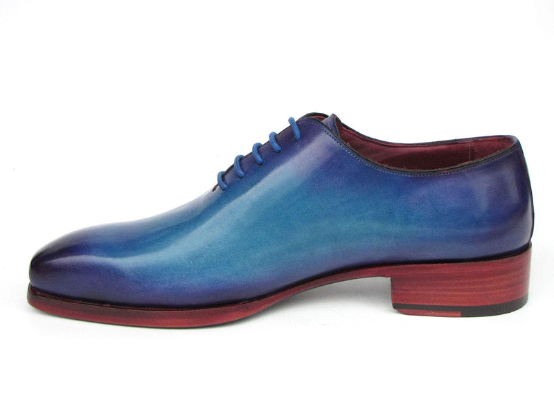 PAUL PARKMAN Shoes Paul Parkman Goodyear Welted Wholecut Oxfords Blue & Turquoise (ID#044TRQ)