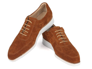 PAUL PARKMAN Shoes Paul Parkman Men's Casual Shoes Camel Suede (ID#192-SD-CML)