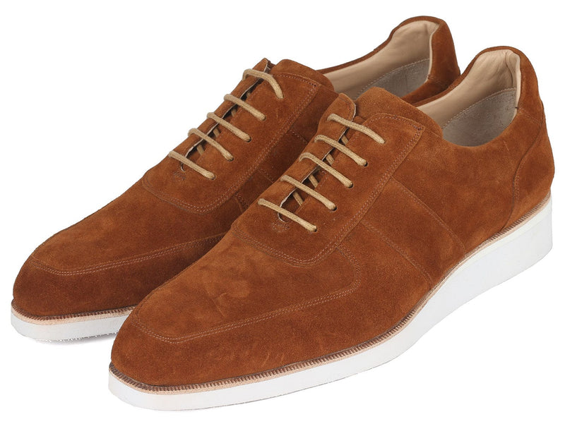 PAUL PARKMAN Shoes Paul Parkman Men's Casual Shoes Camel Suede (ID#192-SD-CML)