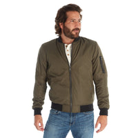 PX Clothing Bomber Jackets Lewis Sherpa Lined Bomber Jacket