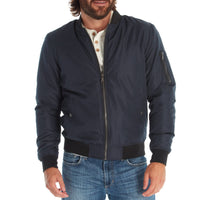 PX Clothing Bomber Jackets Lewis Sherpa Lined Bomber Jacket