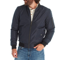 PX Clothing Bomber Jackets Lewis Sherpa Lined Bomber Jacket