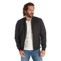 PX Clothing Bomber Jackets Lewis Sherpa Lined Bomber Jacket