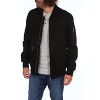 PX Clothing Bomber Jackets PX Austin Suede Cargo Bomber Jacket