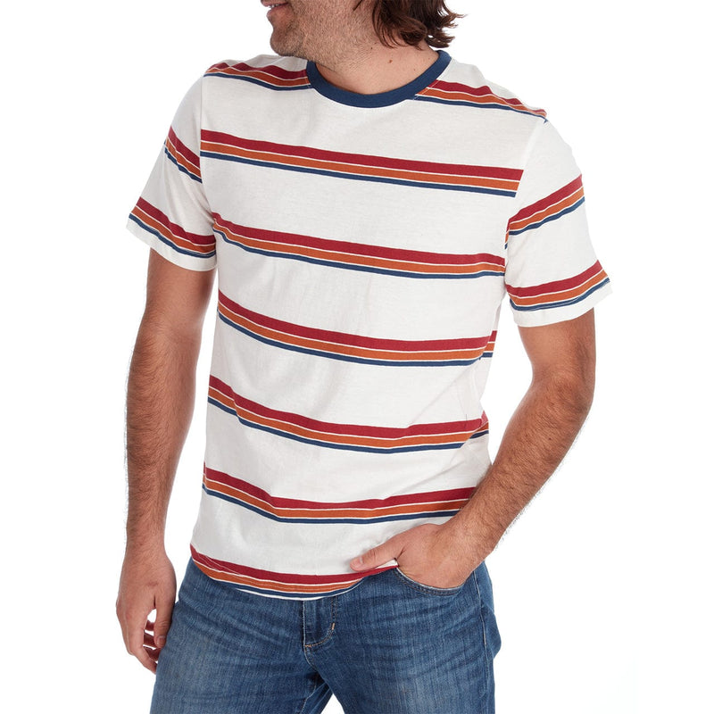 PX Clothing Crew Neck Tees Braden Striped Tee