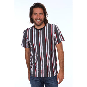 PX Clothing Crew Neck Tees Corbin Striped Tee