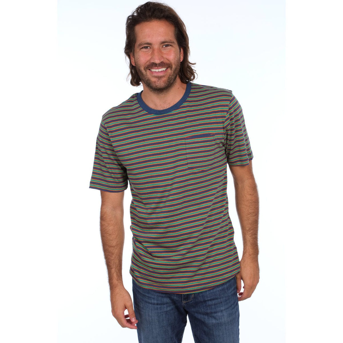 PX Clothing Crew Neck Tees Dawson Striped Tee