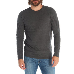 PX Clothing Crew Neck Tees Devin Textured Long Sleeve Tee