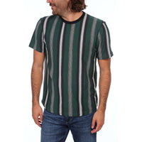 PX Clothing Crew Neck Tees Donovan Striped Tee