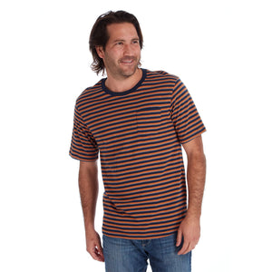 PX Clothing Crew Neck Tees Julian Striped Tee