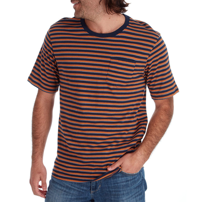 PX Clothing Crew Neck Tees Julian Striped Tee