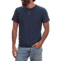 PX Clothing Henley Tees Noel Solid Slub Henley