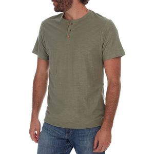 PX Clothing Henley Tees Noel Solid Slub Henley