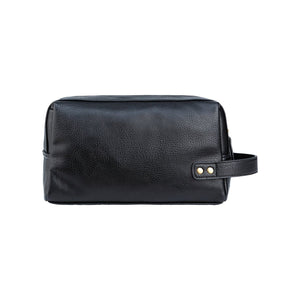 PX Clothing Men's Bag Black PX Black Fletcher Vegan Leather Dopp Kit