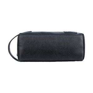 PX Clothing Men's Bag Black PX Black Fletcher Vegan Leather Dopp Kit