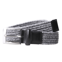 PX Clothing Men's Belt Darren Twisted Yarn Stretch 3.5 CM Belt