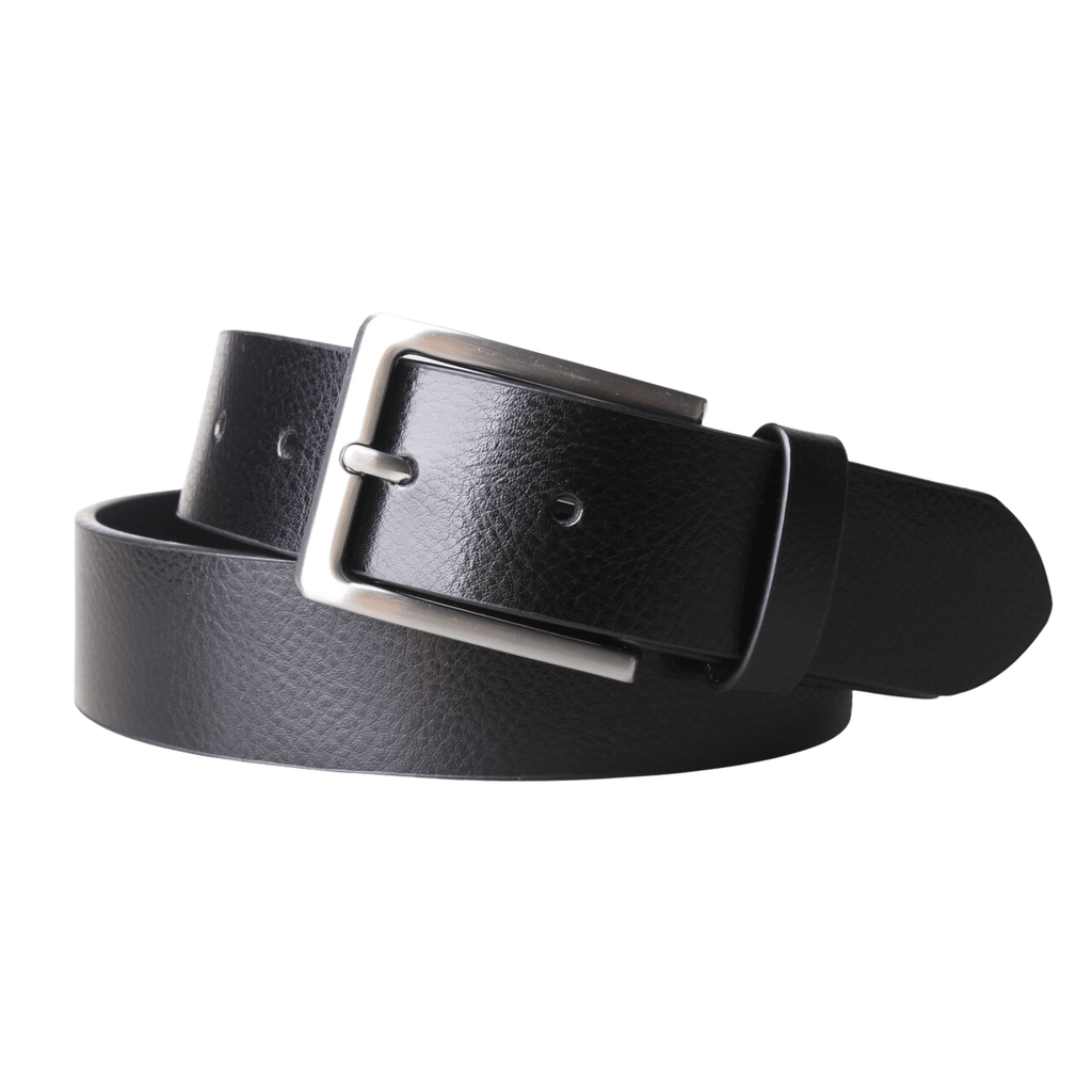 PX Clothing Men's Belt Grant Textured Leather 3.5 CM Belt