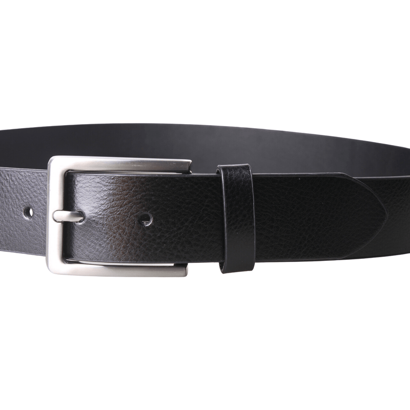 PX Clothing Men's Belt Grant Textured Leather 3.5 CM Belt