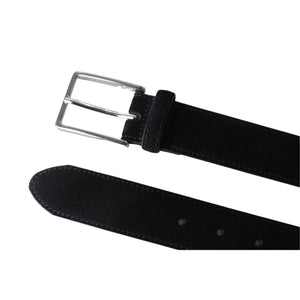 PX Clothing Men's Belt PX Remy Suede Leather 3.5 CM Belt