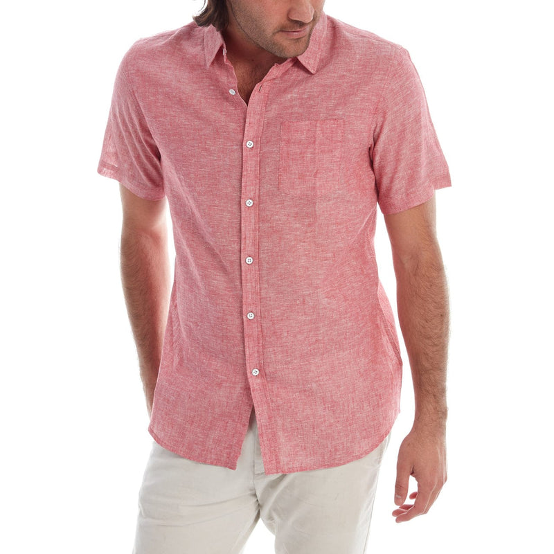 PX Clothing Men's Shirt Kendall Linen Cotton Shirt
