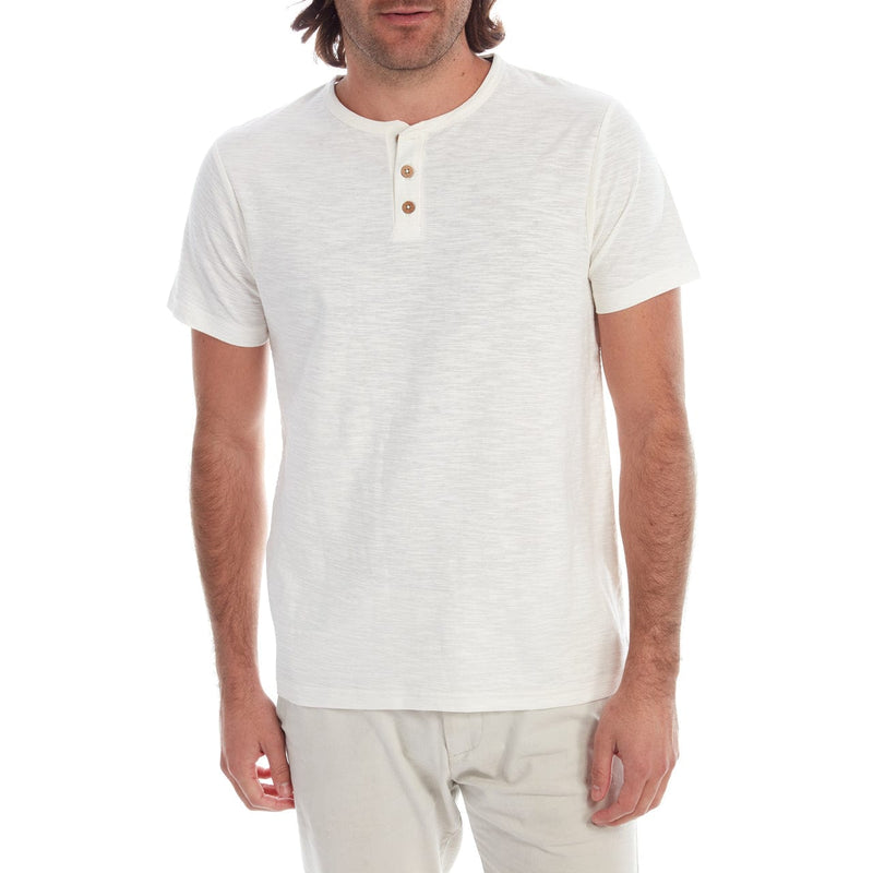 PX Clothing Men's Tees & Tanks Gabe Solid Slub Henley