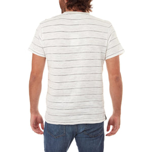 PX Clothing Men's Tees & Tanks Josiah Jacquard Striped Henley