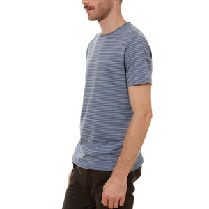 PX Clothing Men's Tees & Tanks Nixon Striped Tee in Copper Blue