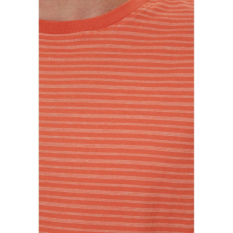 PX Clothing Men's Tees & Tanks Nixon Striped Tee in True Orange