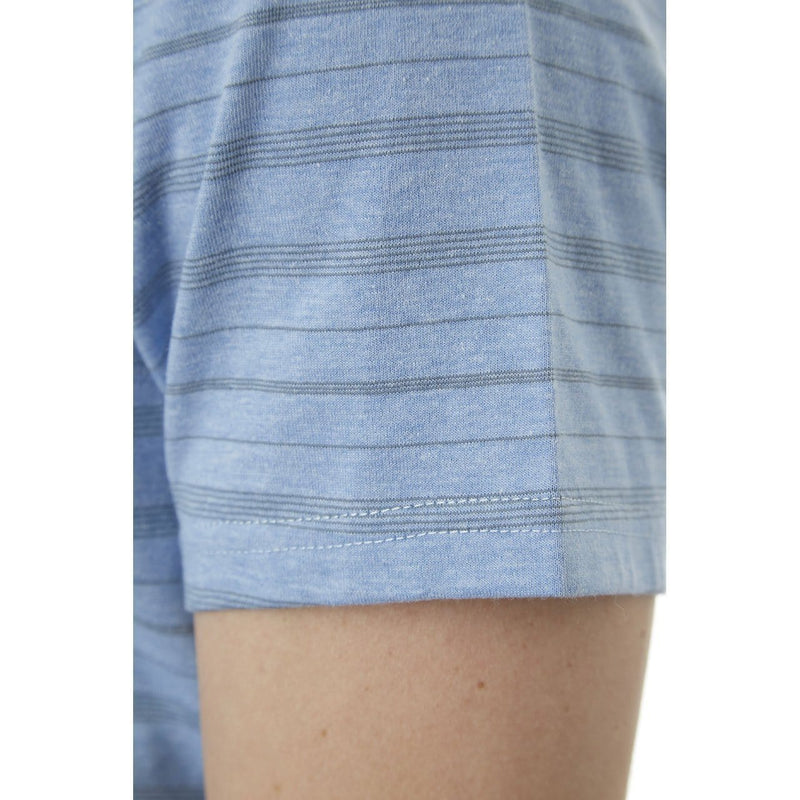 PX Clothing Men's Tees & Tanks Oscar Striped Tee in Light Blue