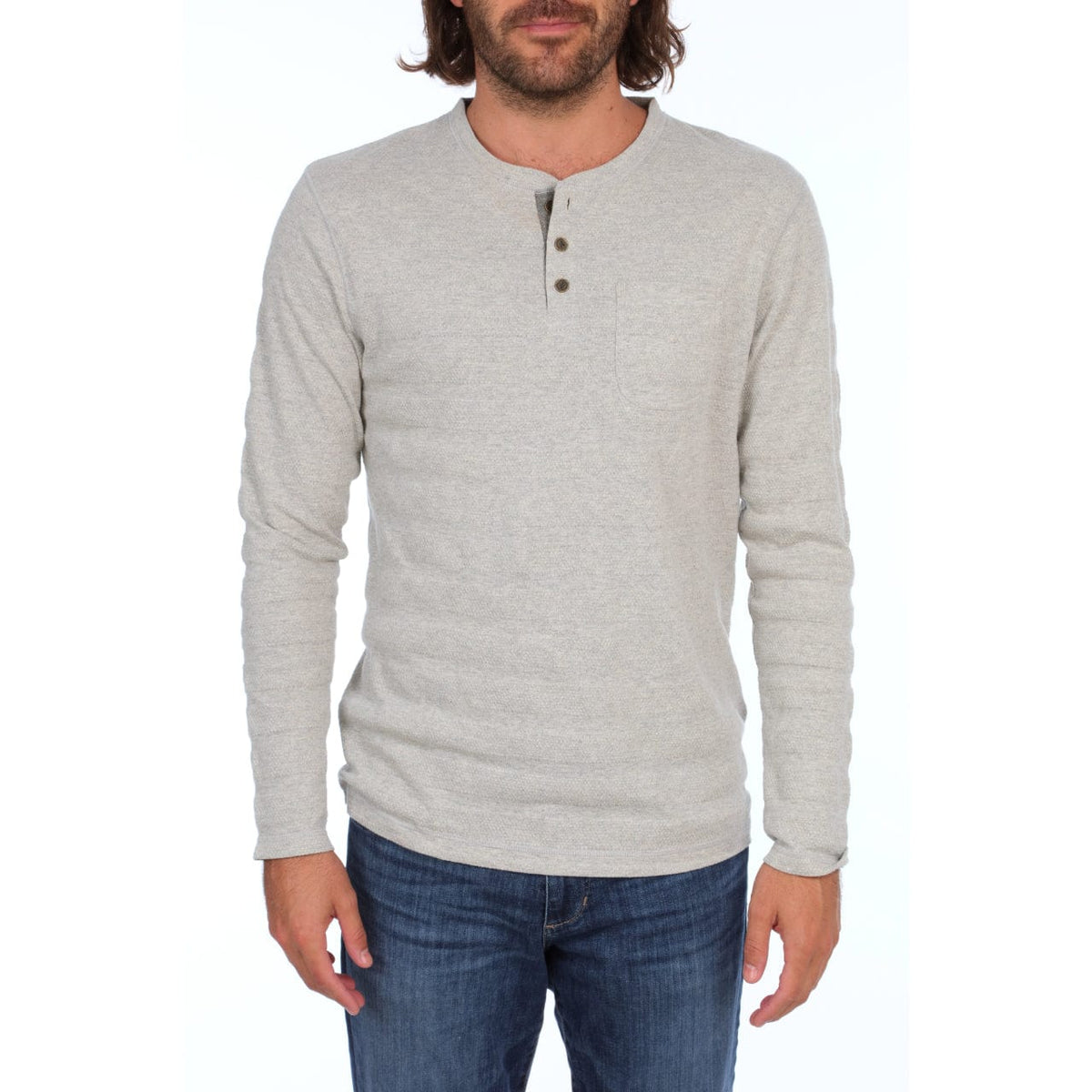 PX Clothing Men's Tees & Tanks PX Harper Long Sleeve Henley