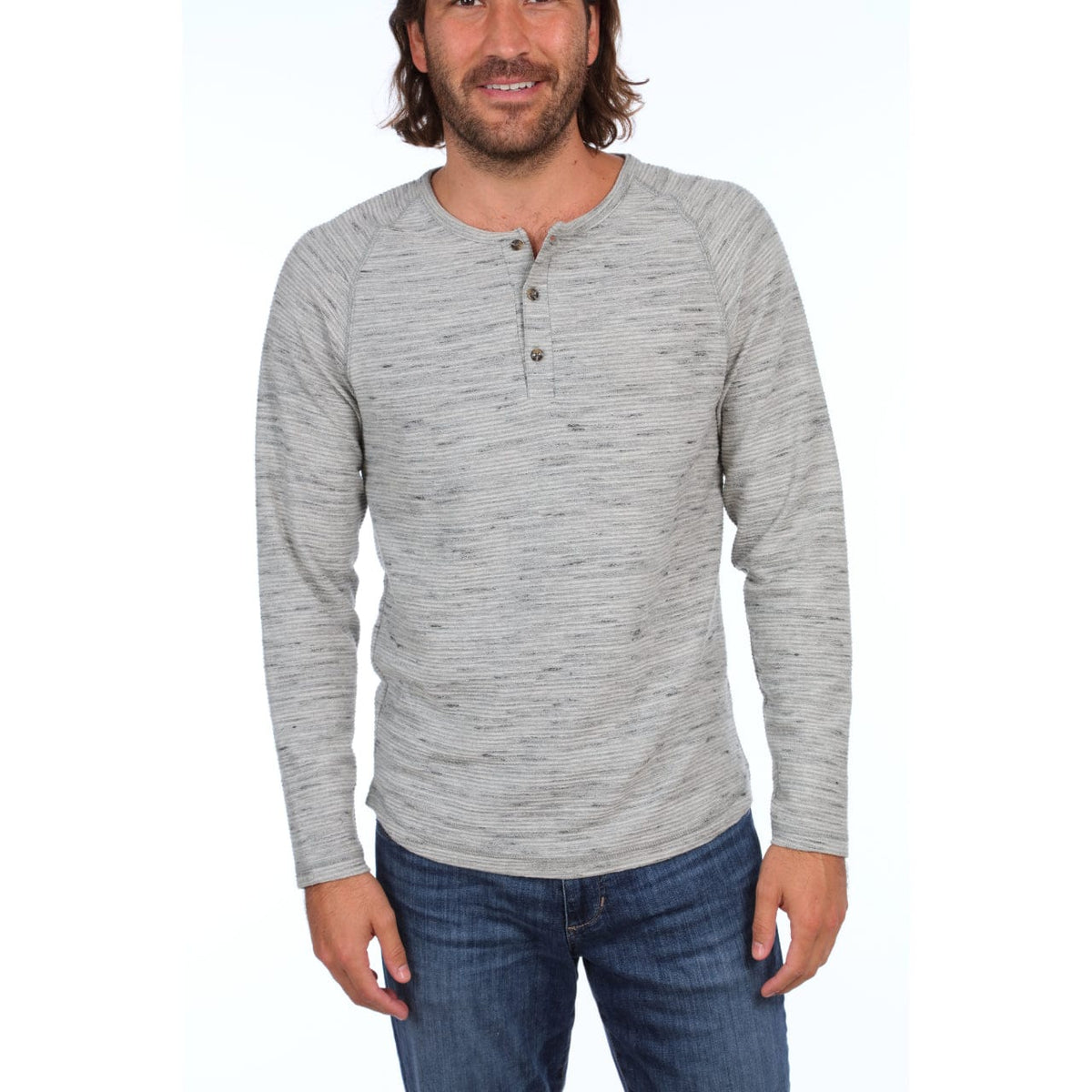 PX Clothing Men's Tees & Tanks PX Jax Long Sleeve Henley