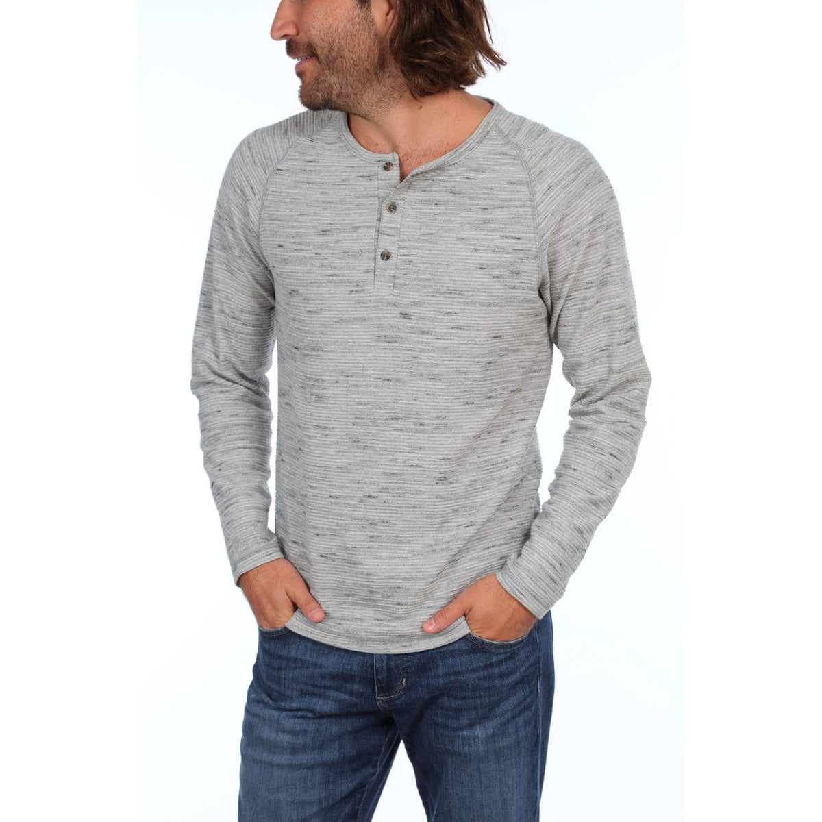 PX Clothing Men's Tees & Tanks PX Jax Long Sleeve Henley