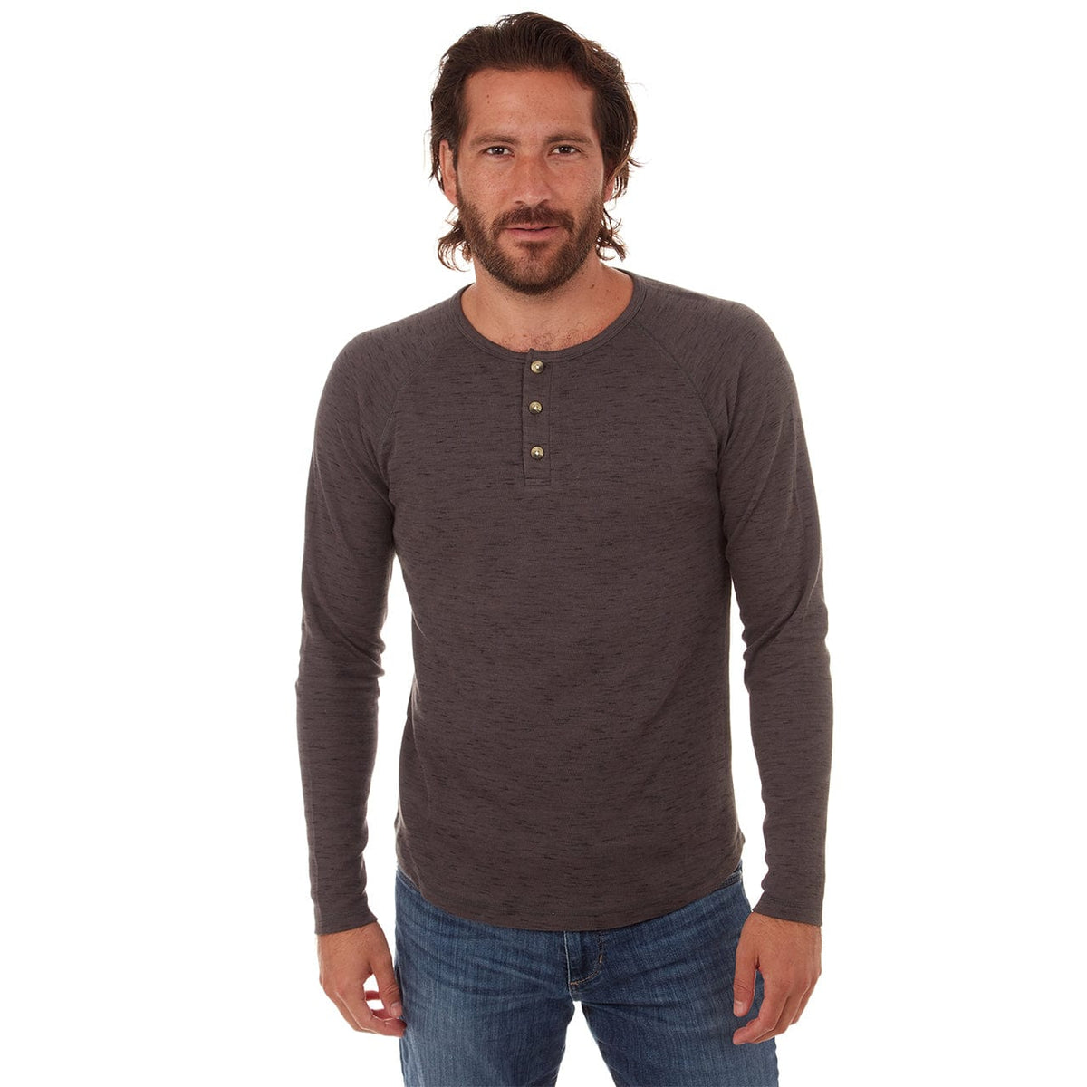 PX Clothing Men's Tees & Tanks Sean Long Sleeve Henley | PX