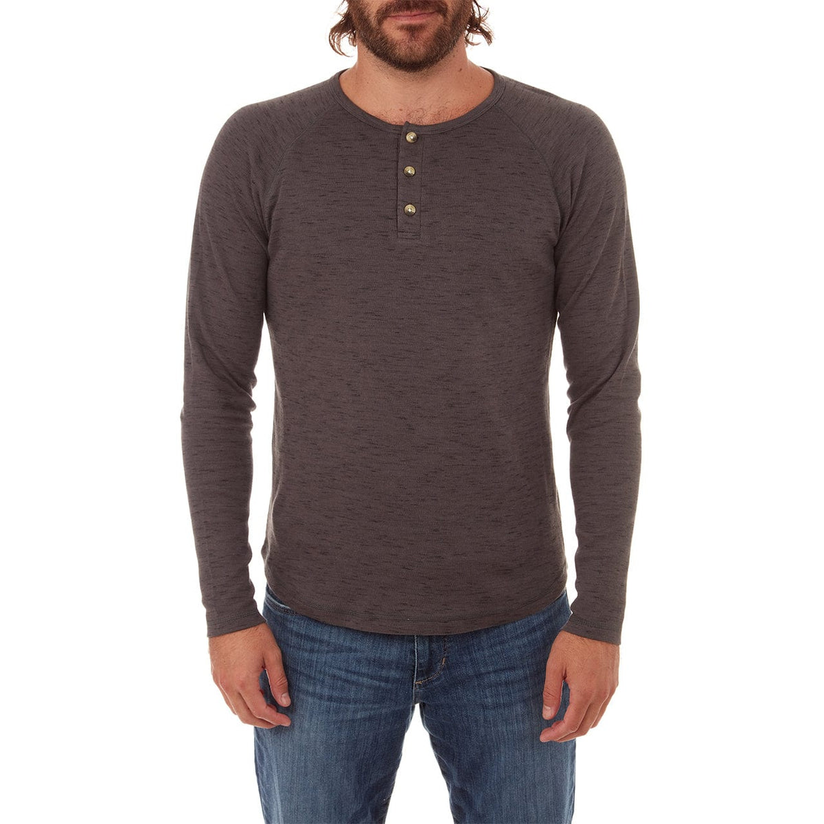 PX Clothing Men's Tees & Tanks Sean Long Sleeve Henley | PX