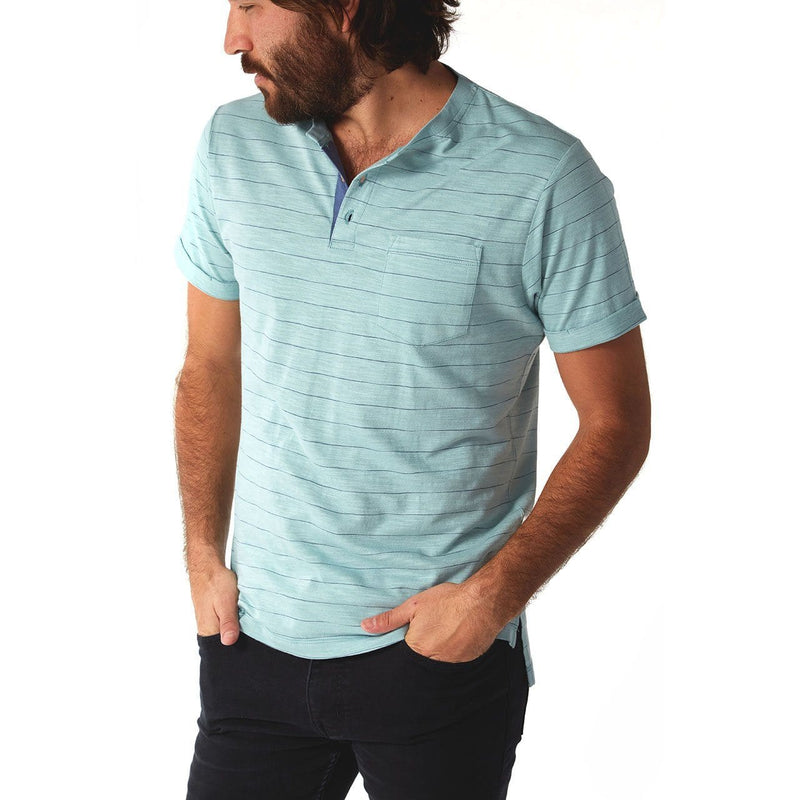 PX Clothing Men's Tees & Tanks Wade Pinstripe Henley