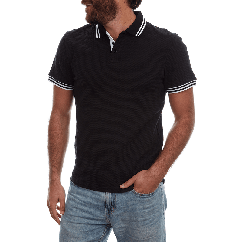 PX Clothing Polo Owen Textured Polo