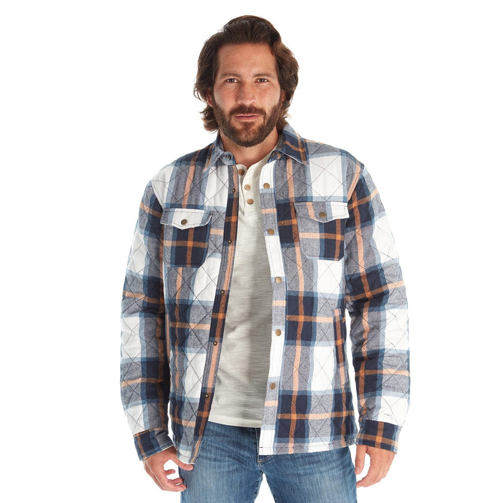 PX Clothing Quilted Flannel Jackets Noel Quilted Flannel Jacket