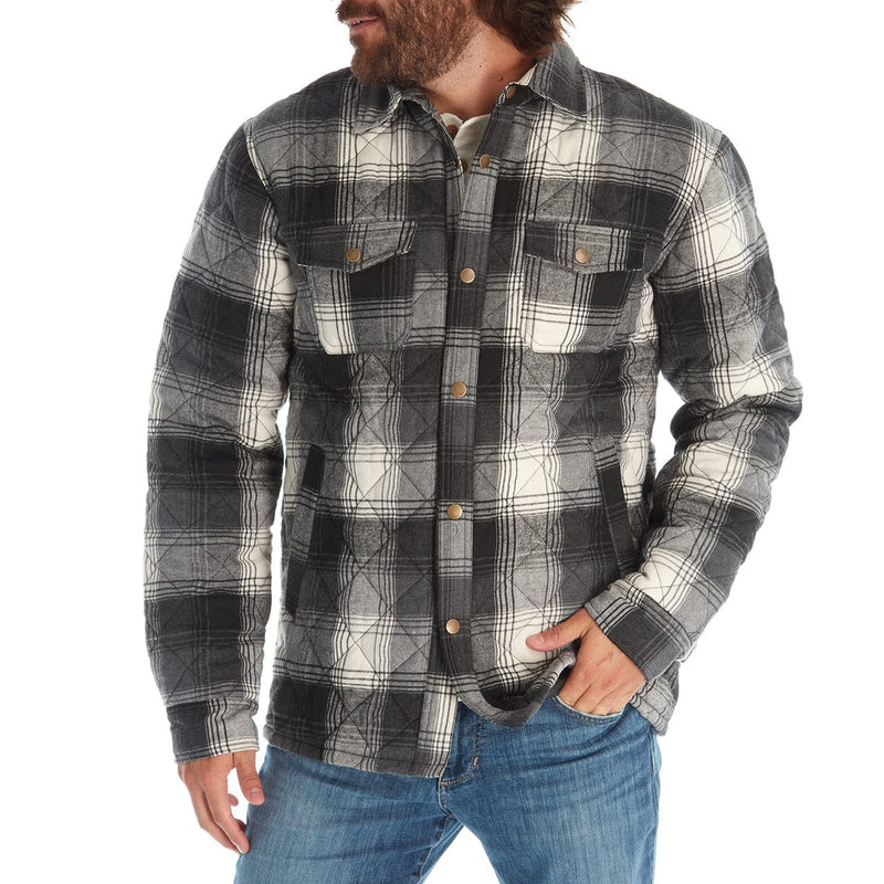 PX Clothing Quilted Flannel Jackets Ricky Quilted Flannel Jacket