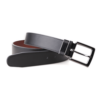 PX Clothing Reversible Leather Belts Carter Reversible Leather 3.5 CM Belt