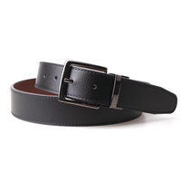 PX Clothing Reversible Leather Belts Carter Reversible Leather 3.5 CM Belt