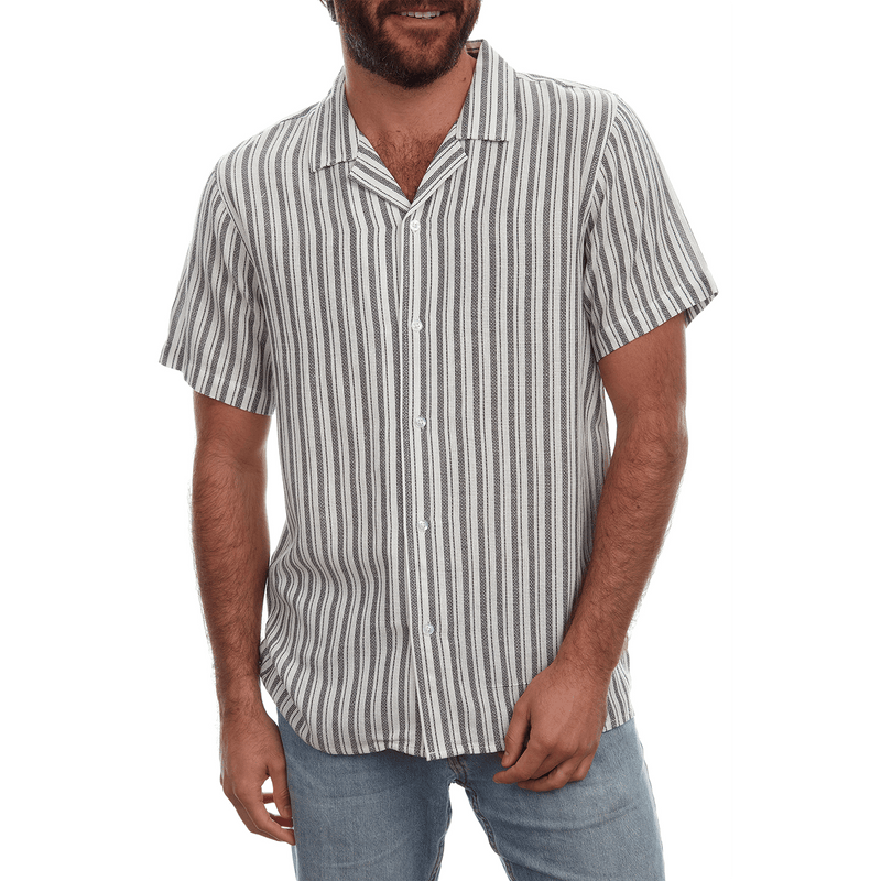 PX Clothing Short Sleeve Shirt, Shirt Andy Textured Resort Shirt