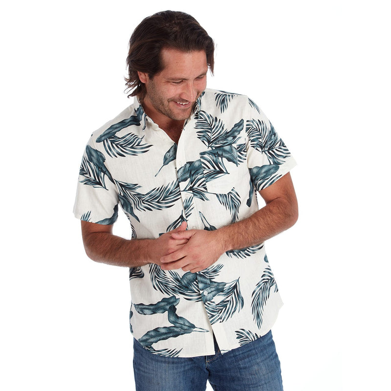 PX Clothing Short Sleeve Shirt, Shirt Jude Printed Slub Shirt