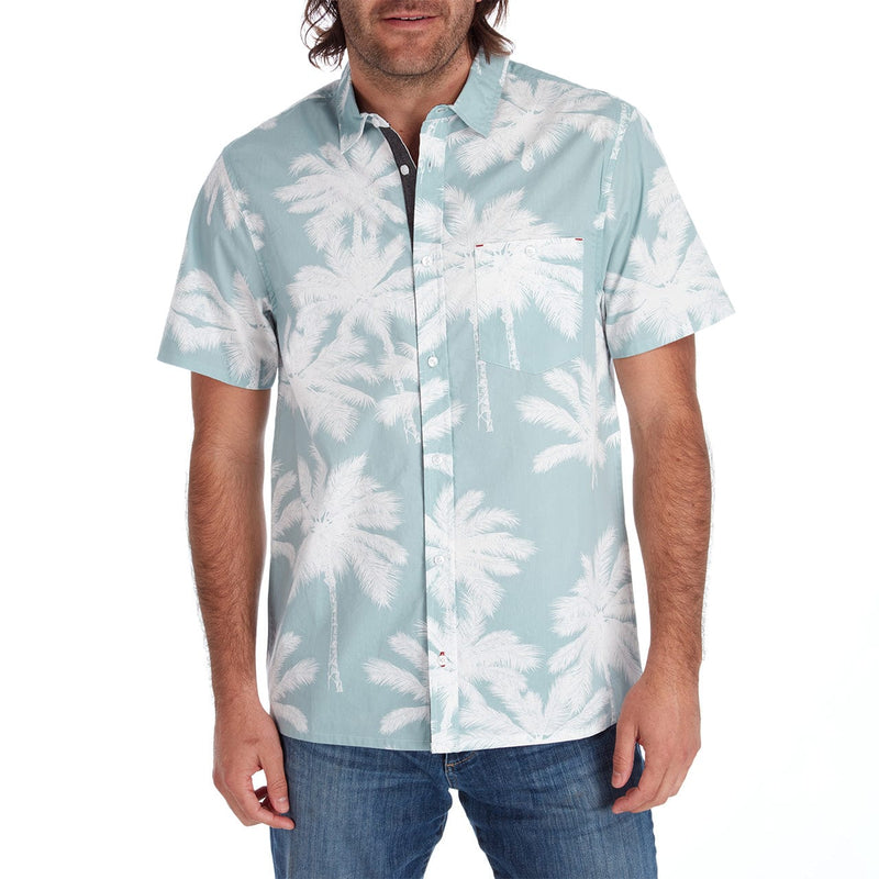 PX Clothing Short Sleeve Shirt, Shirt Rex Peached Poplin Shirt