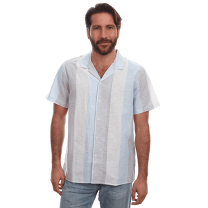 PX Clothing Short Sleeve Shirt, Shirt Silas Linen Cotton Shirt